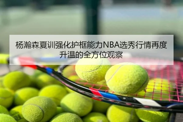 杨瀚森夏训强化护框能力NBA选秀行情再度升温的全方位观察
